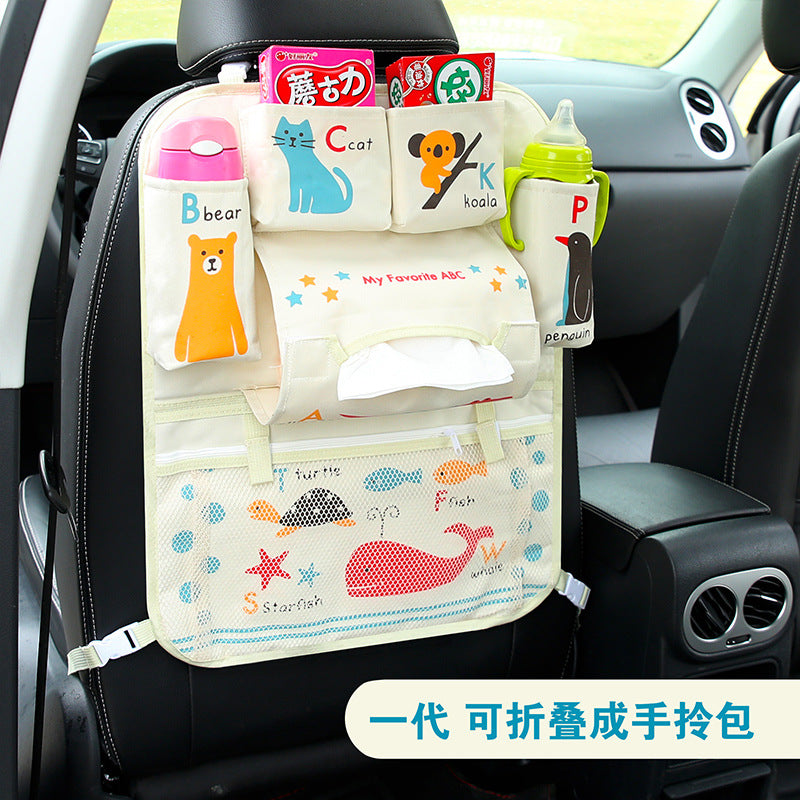 Creative Cartoon Car Seat Back Storage Organizer Bag