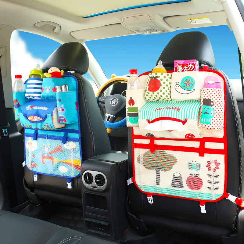 Creative Cartoon Car Seat Back Storage Organizer Bag